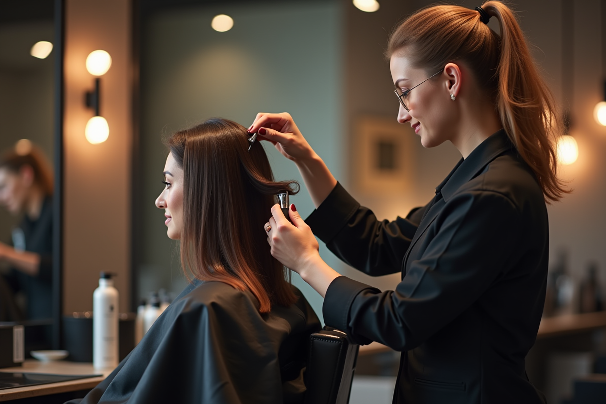 coiffeuse tendance
